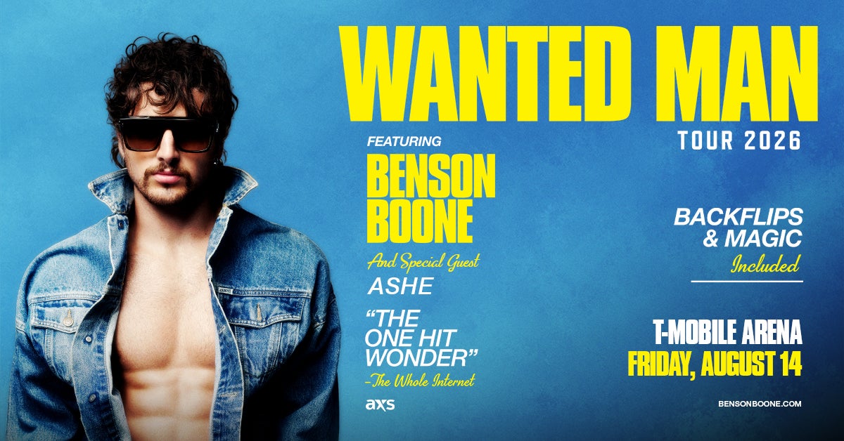Benson Boone: Wanted Man Tour 2026