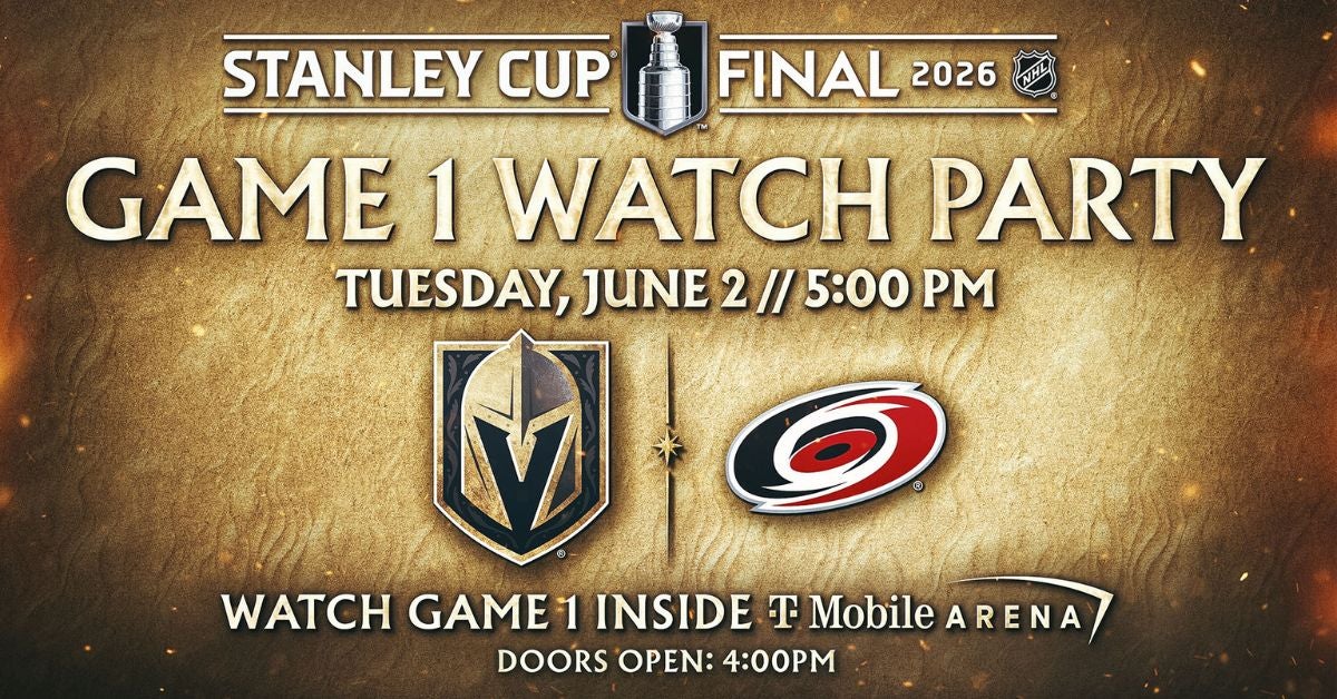 Watch Party Game 1 - Vegas Golden Knights vs. Carolina Hurricanes
